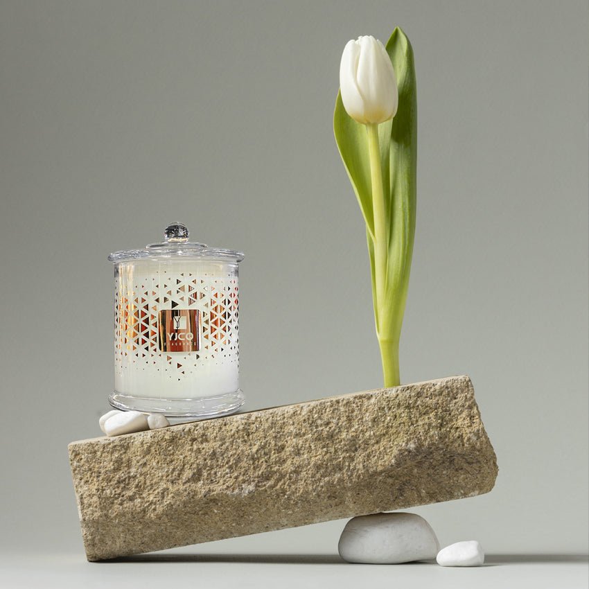 Aura Oasis Premium Scented 2 wick Candle 380G - YJCO FRAGRANCE