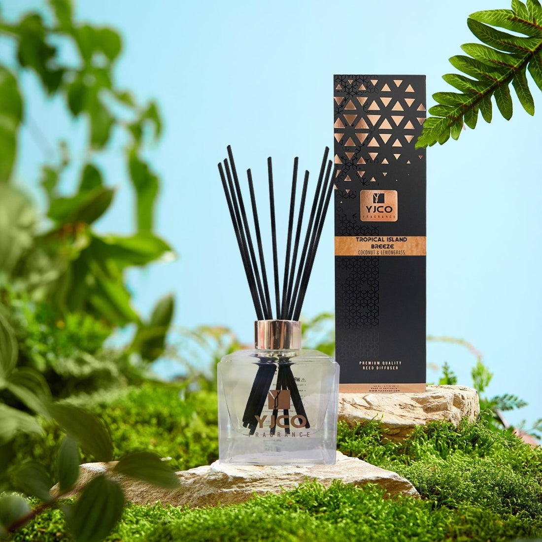 Tropical Island Breeze Premium Reed Diffuser 140ML - YJCO FRAGRANCE
